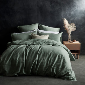 Lazy Linen Bed Linen Sage