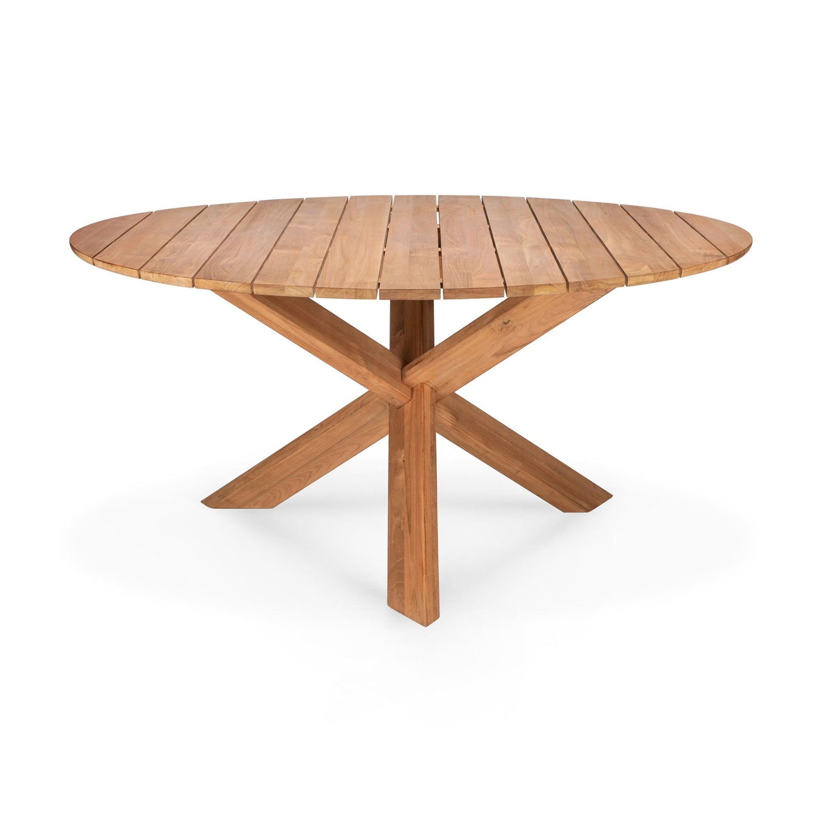 Outdoor Teak Circle Dining Table