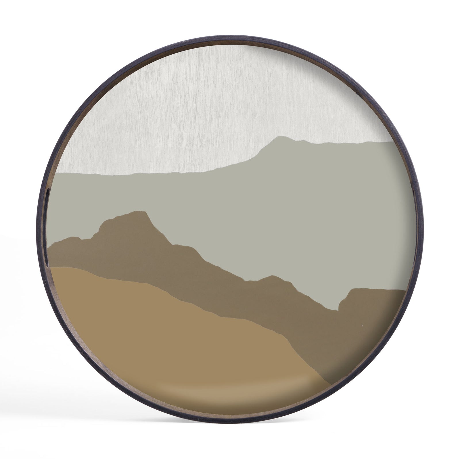 Sand Wabi Sabi Glass Tray