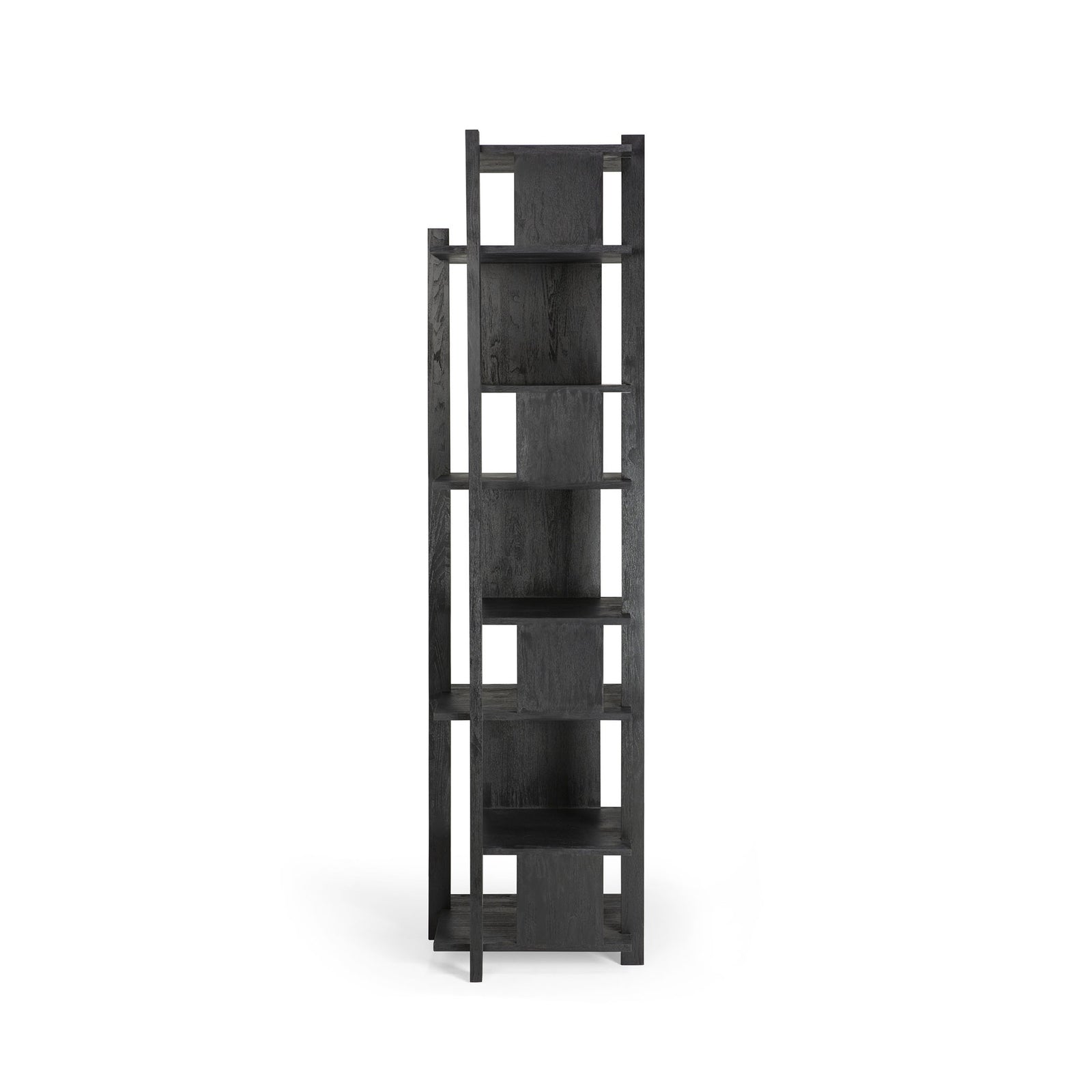 Teak Abstract Black Column