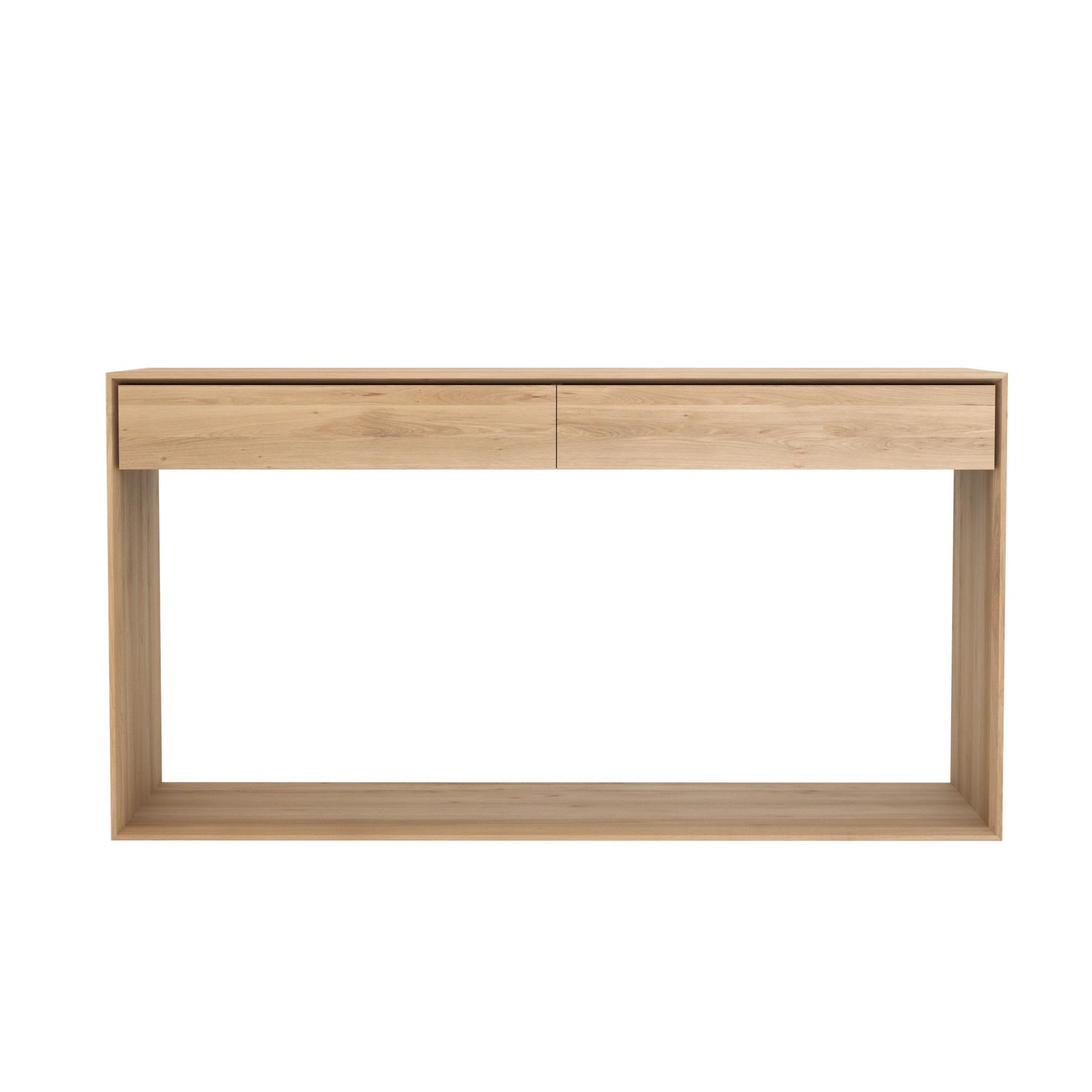 Oak Nordic Console Table