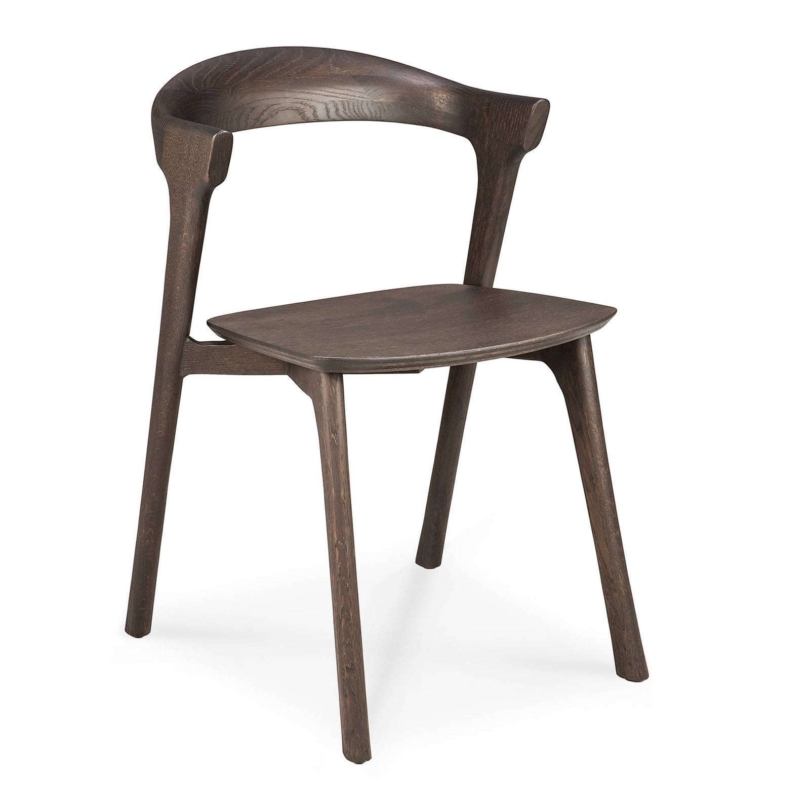 Brown Oak Dining chair