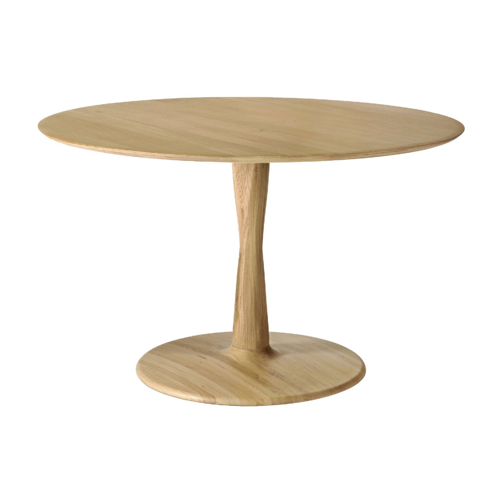 Torsion Round Oak Dining Table