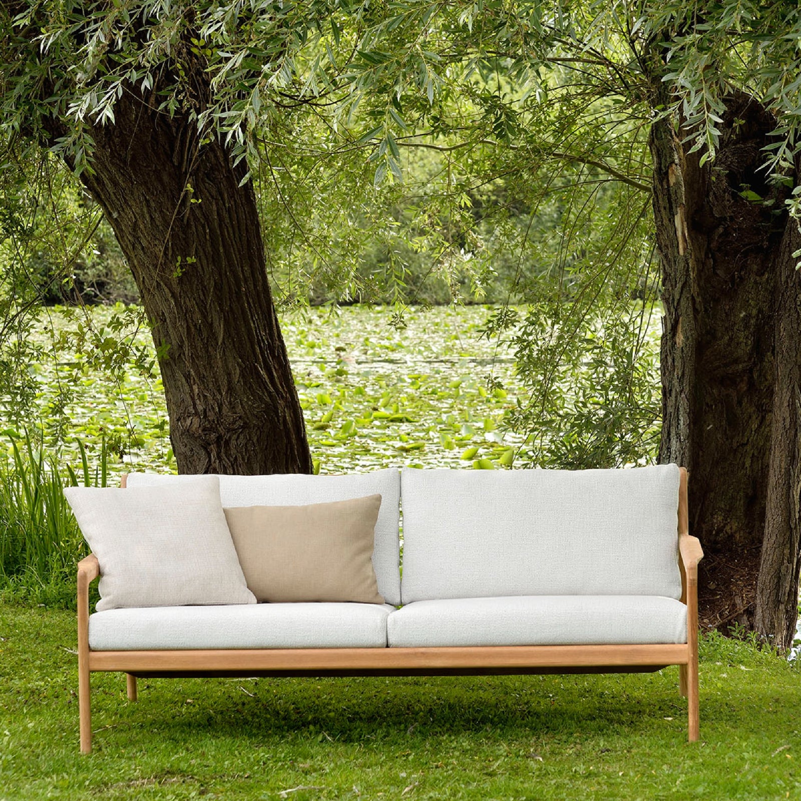 Teak Jack outdoor 2 seater sofa