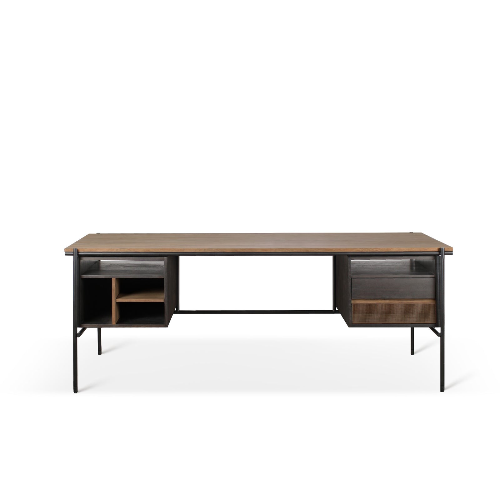 Teak Oscar Desk with Drawers