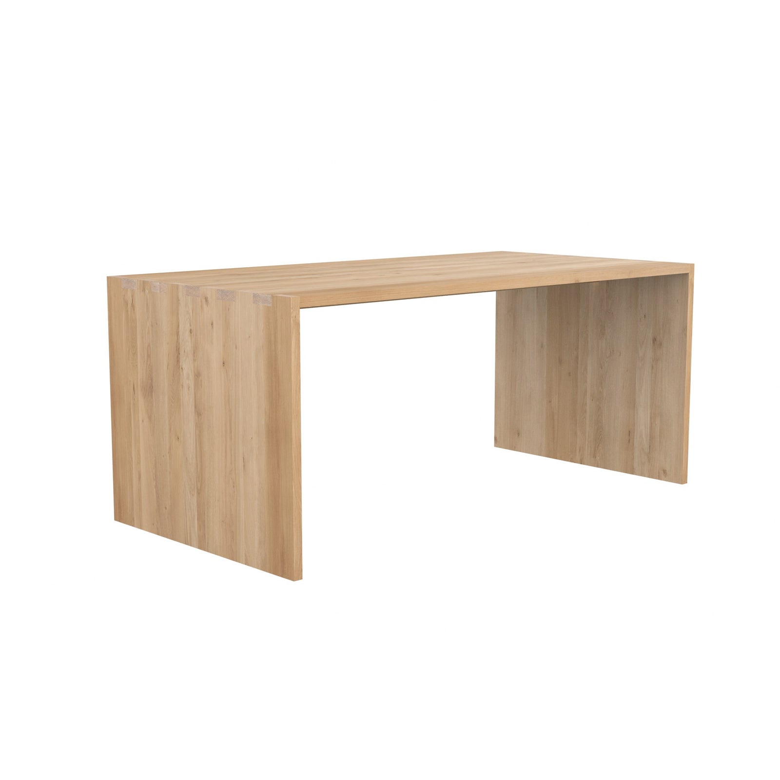 Oak U Desk