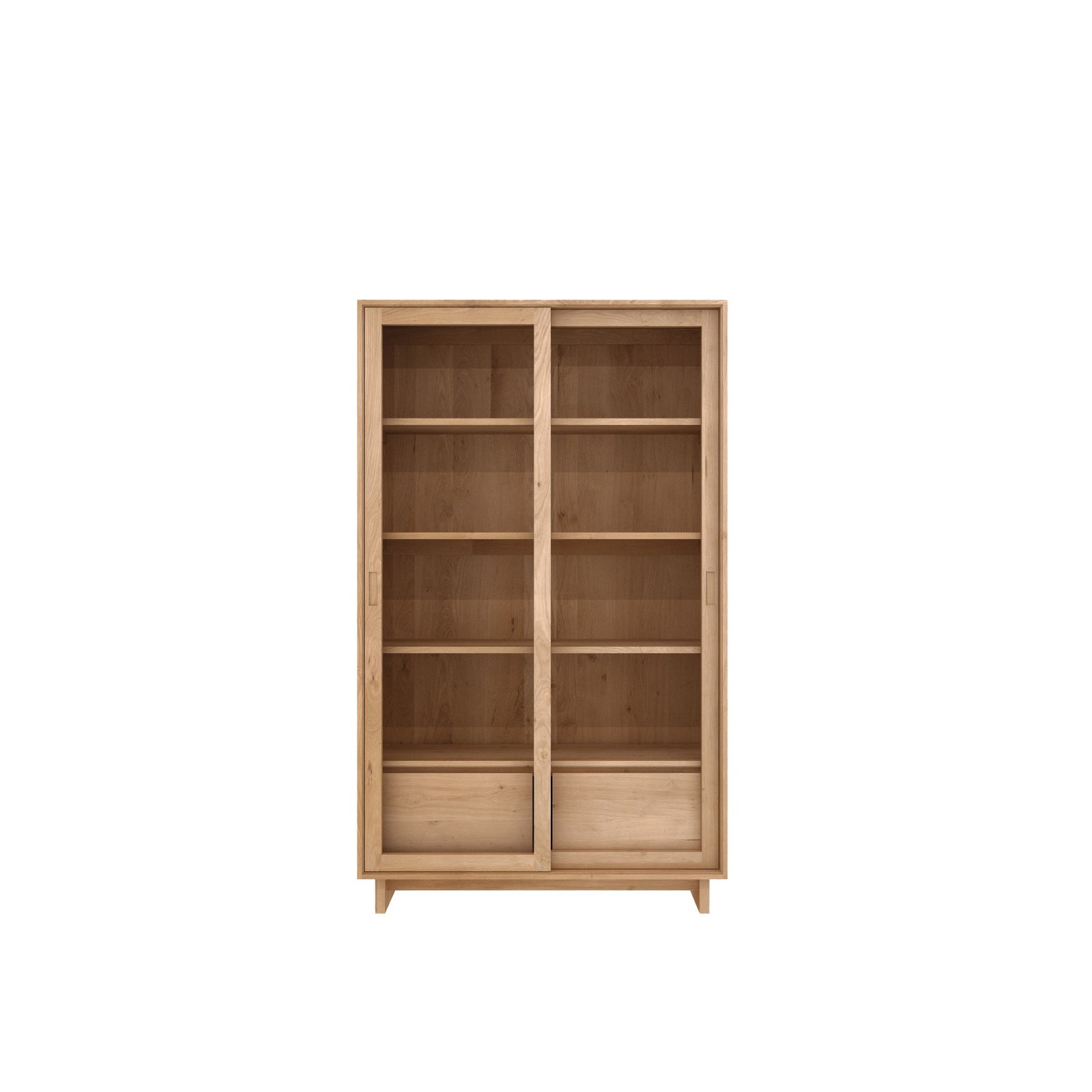 Oak Wave Storage Cupboard